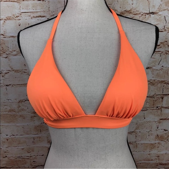 Victoria's Secret Other - Victoria Secret Halter Bikini Top SZ S Orange NWOT